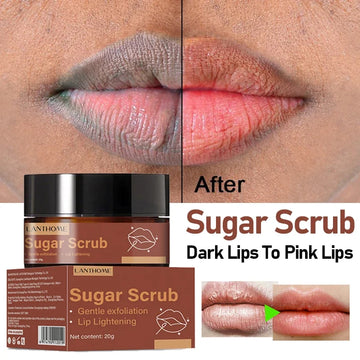 Anti-Cracking Lip Scrub Moisturizing Balm for Dark Lips Pink Lips
