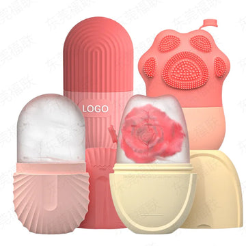 Mini Portable 2-IN-1 Silicone Ice Roller Mold Face Cleansing Tool